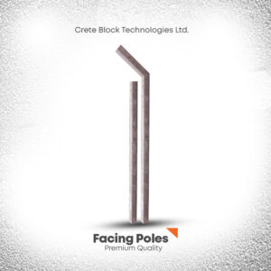 Rectangular concrete poles