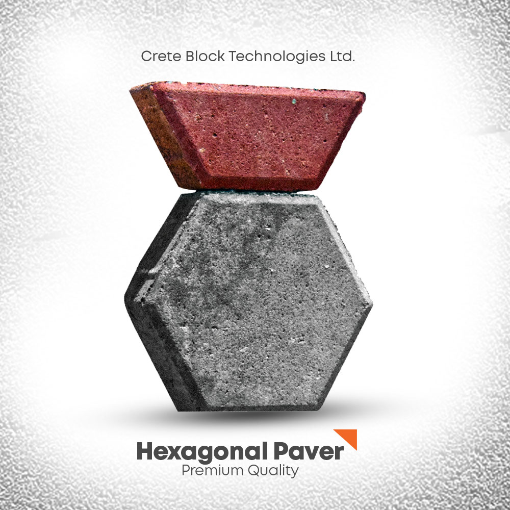 Hexagonal paver